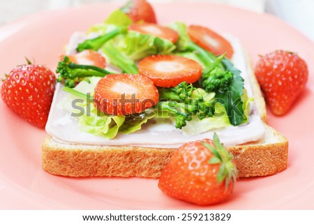 healthy food sandwich