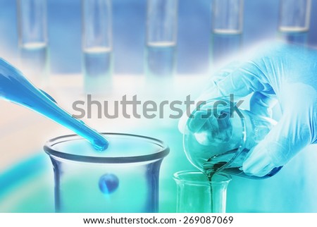 chemistry research , science method at lab