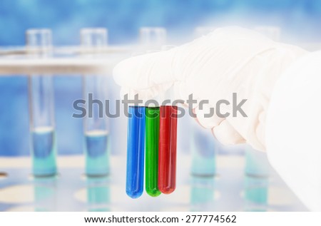 chemical test tube research at science lab