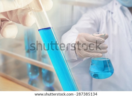 chemistry researcher research at science lab