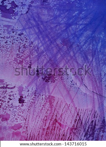 Abstract purple background with drops and lines.