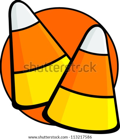 Candy Corn Stock Vector Illustration 113217586 : Shutterstock