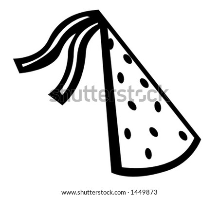 party hat images. party hat vector. stock vector