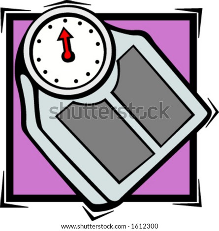 Bathroom Scales on Bathroom Personal Weight Scale Stock Vector 1612300   Shutterstock