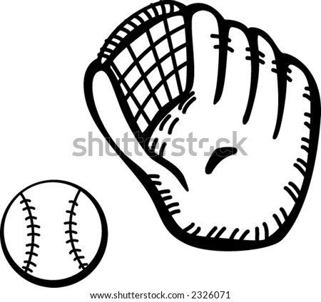 Vector Baseball Glove