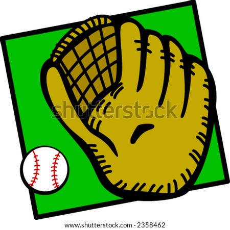 Vector Baseball Glove