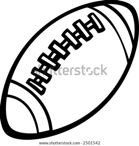 Clip Art Football Ball. stock vector : football ball