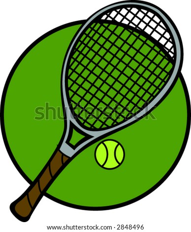 Tennis Raquets on Tennis Racquet Stock Vector 2848496   Shutterstock