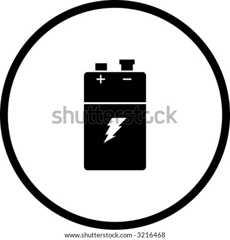 9v battery symbol