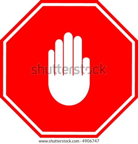 Designlogo Free on Stop Sign Stock Vector 4906747   Shutterstock