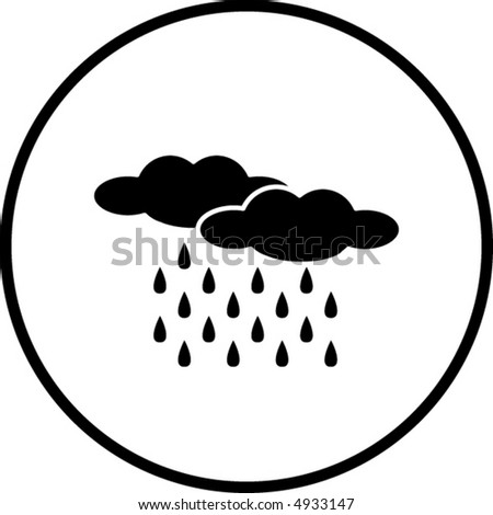 Rain Symbol Stock Vector 4933147 : Shutterstock Rain Symbol Stock Vector 4933147 : Shutterstock