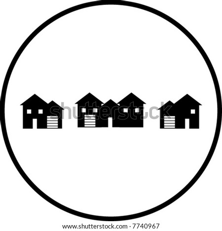 Nice Neighborhood Houses. neighborhood houses symbol