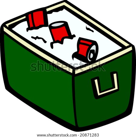 Cooler Stock Vector Illustration 20871283 : Shutterstock