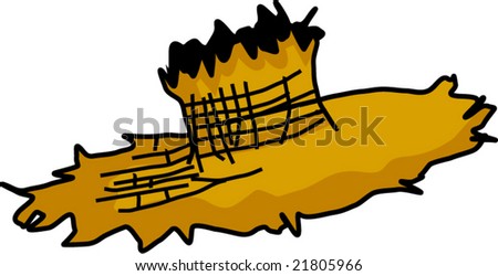 Farmer Straw Hat Stock Vector Illustration 21805966 : Shutterstock