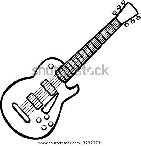 stock photo electric guitar