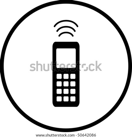 cell phone icon. photo : cell phone symbol