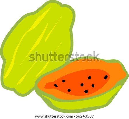 Papaya Vector