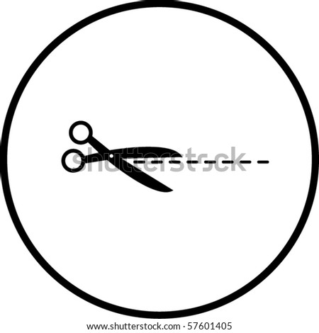 Cut Scissors Symbol