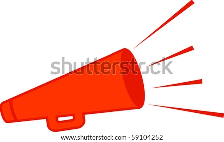 Bullhorn Stock Vector Illustration 59104252 : Shutterstock