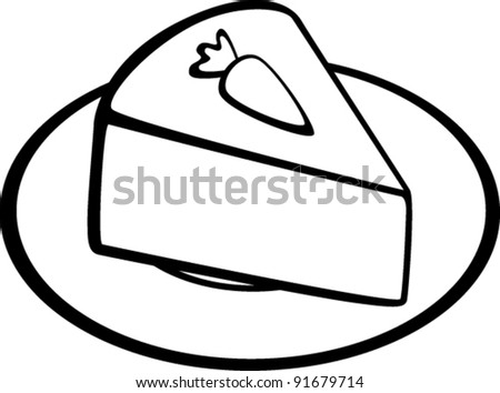 Carrot Cake Stock Vector Illustration 91679714 : Shutterstock