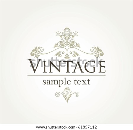 Vintage style background in editable vector format Vintage style background in editable vector format