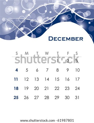 Monthly calendar for 2011
