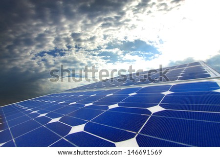 Solar energy is a green power.