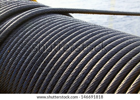 Rope sling, It's used in hard work or crane operation job.