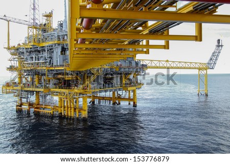 Offshore oil and gas platform
