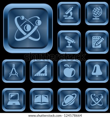 Education button set Education button set