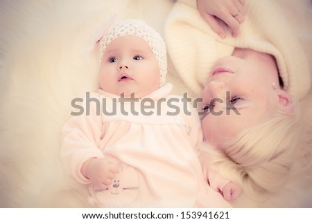 Mother and daughter-forever love