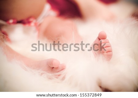 two little baby feet