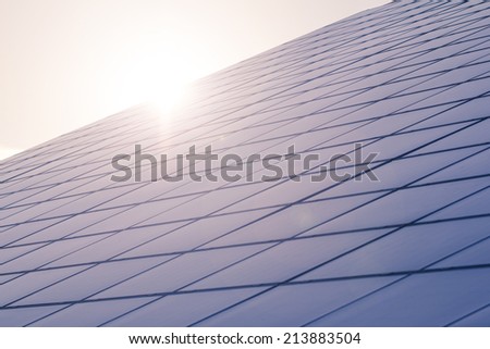 Solar energy. Sustainable green sun power for a better world