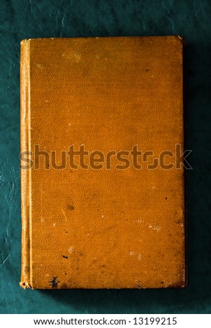 Close-up of old and worn book (vintage version)