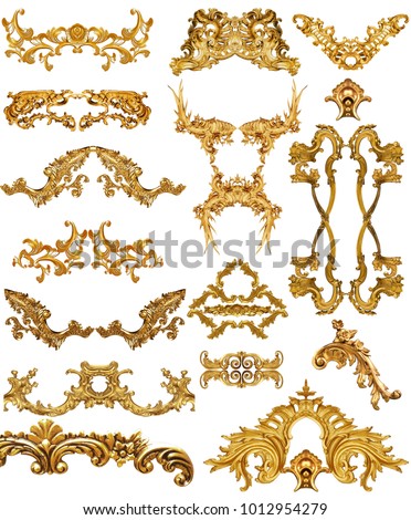 golden baroque set