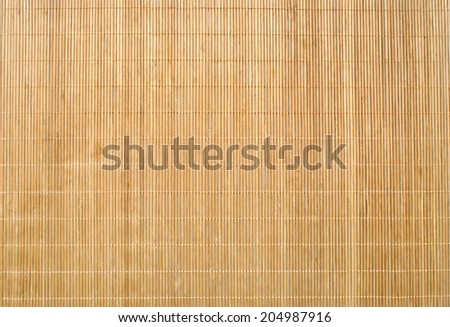 Wood Bamboo Mat Texture Background