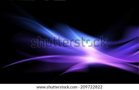 Abstract dark magenta & blue background with mesh and wave