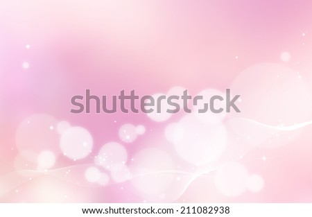 Pastel pink and magenta abstract background with aura and glitter