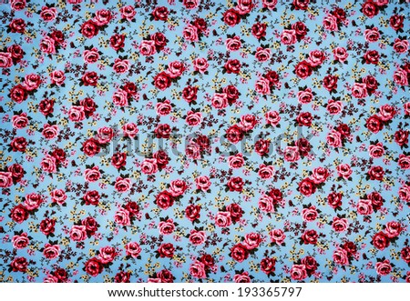 Rose Fabric , Rose Fabric background, Fragment of colorful retro tapestry.