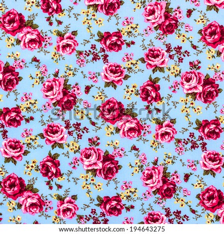 Rose Fabric , Rose Fabric background, Fragment of colorful retro tapestry.