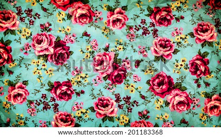Old paper and rose fabric on grunge background Old paper and rose fabric on grunge background