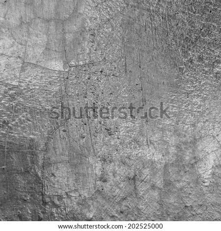 Texture of the gray polished concrete wall with scratches for background