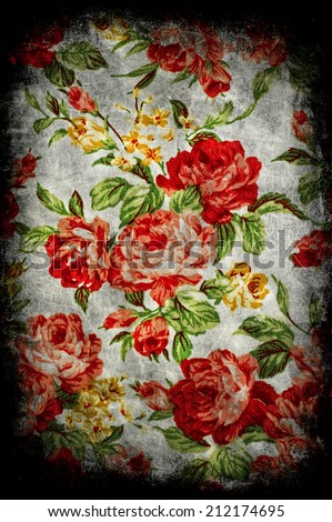 Rose fabric and texture of the concrete wall with scratches for grunge background