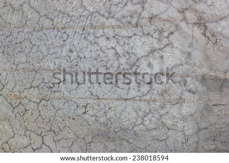 Texture of the gray polished concrete wall with scratches for background