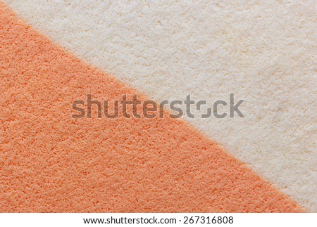 Makeup puff textured for background, Cosmetic sponges textured for background.