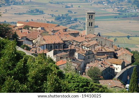 The old city of Cortona. A town in Tuscany (Italy). Have you seen the movie \