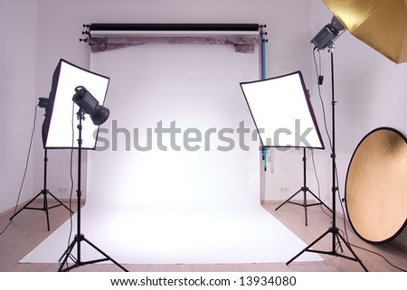 interior of a photo studio