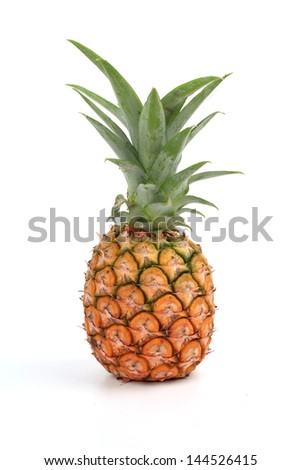 Pineapple in white background