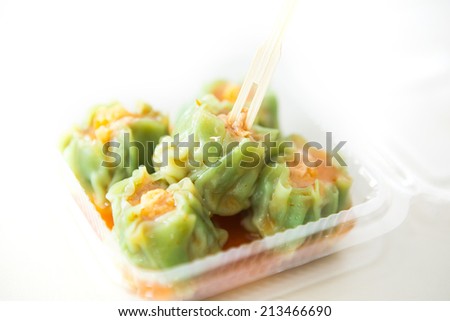 Chinese Steamed Dumpling,chinese breakfast.