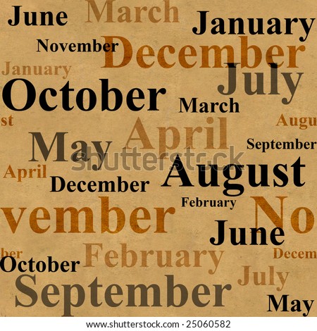 names of months